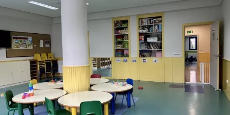 Vista general del aula de 2 a 3 años