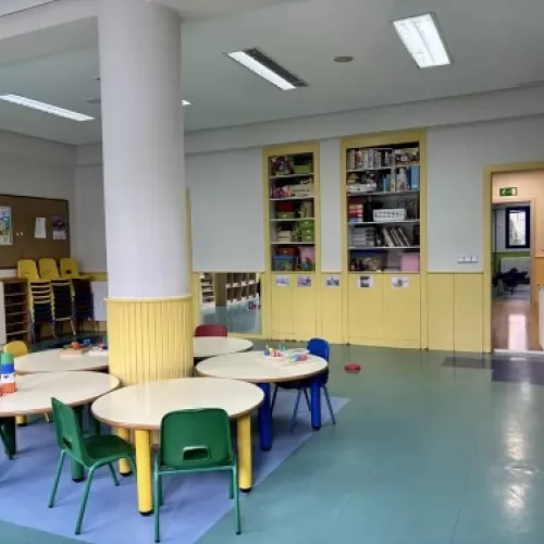 Vista general del aula de 2 a 3 años