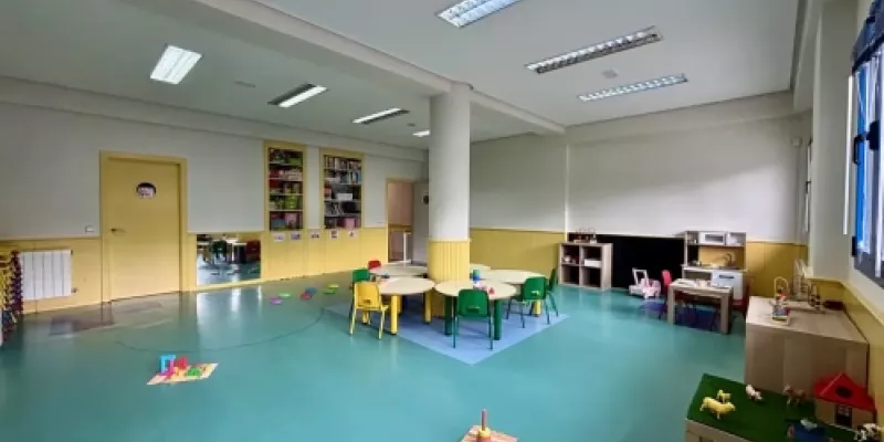 Vista general del aula de 2 a 3 años