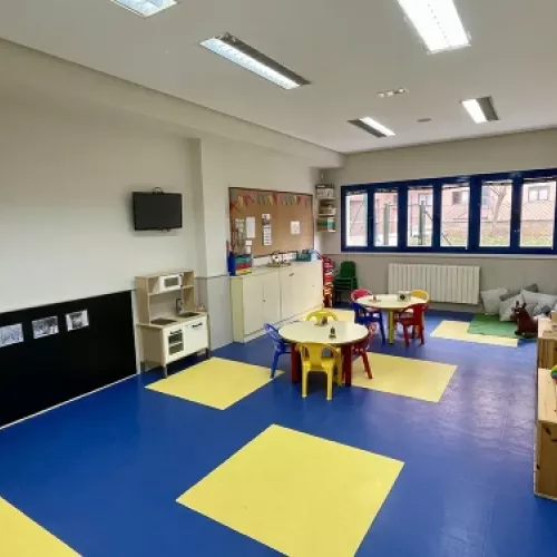 Vista general del aula de 1 a 2 años