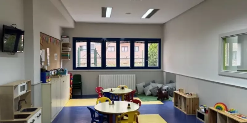 Vista general del aula de 1 a 2 años
