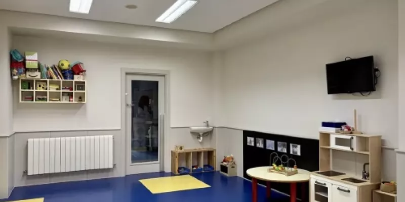 Vista general del aula de 1 a 2 años
