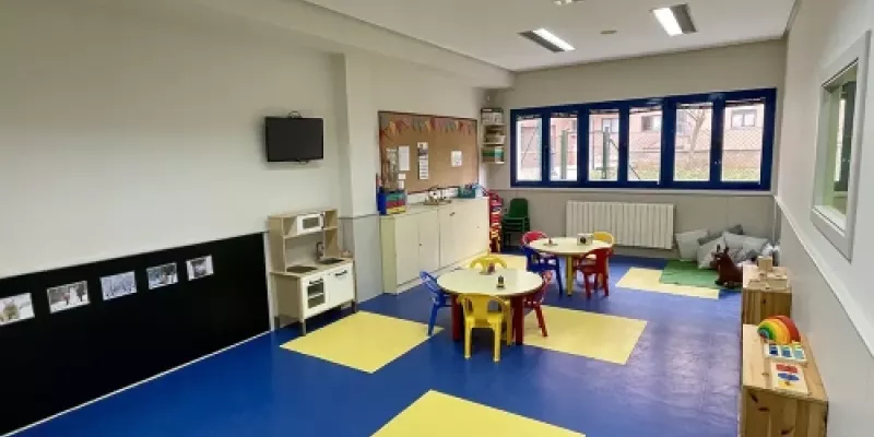 Vista general del aula de 1 a 2 años